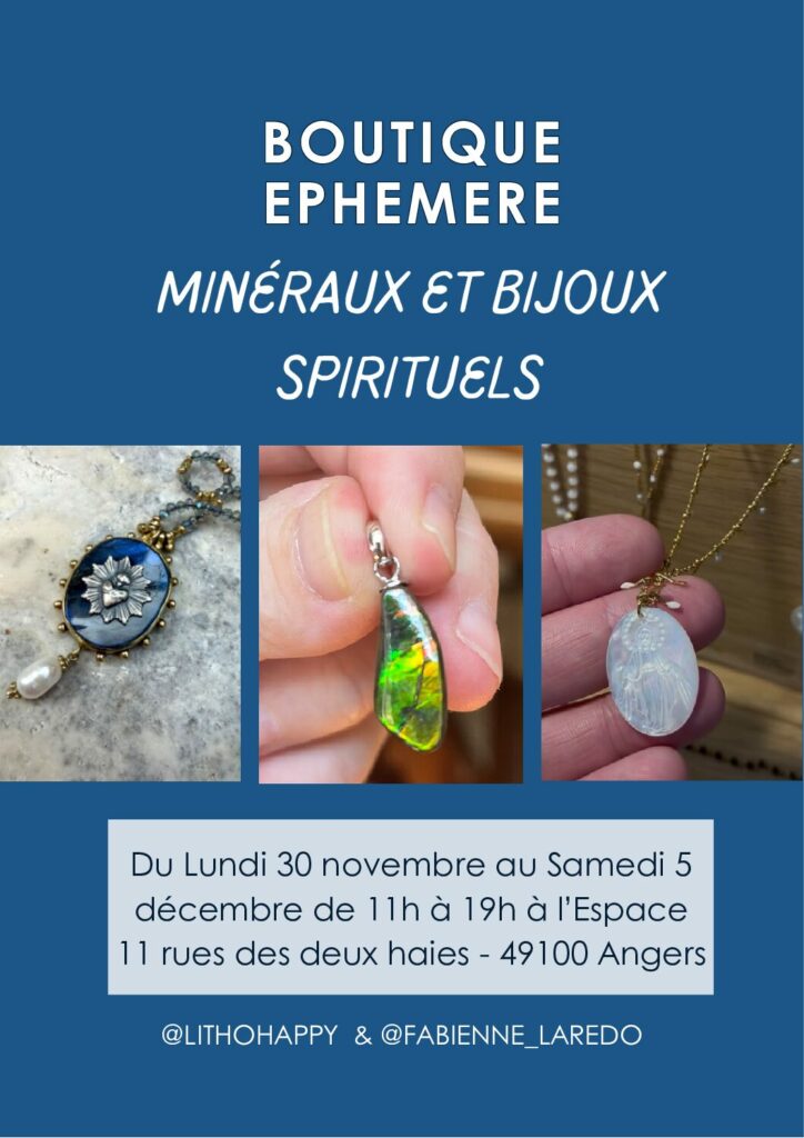 Boutique éphémère – Bijoux création Fabienne Laredo